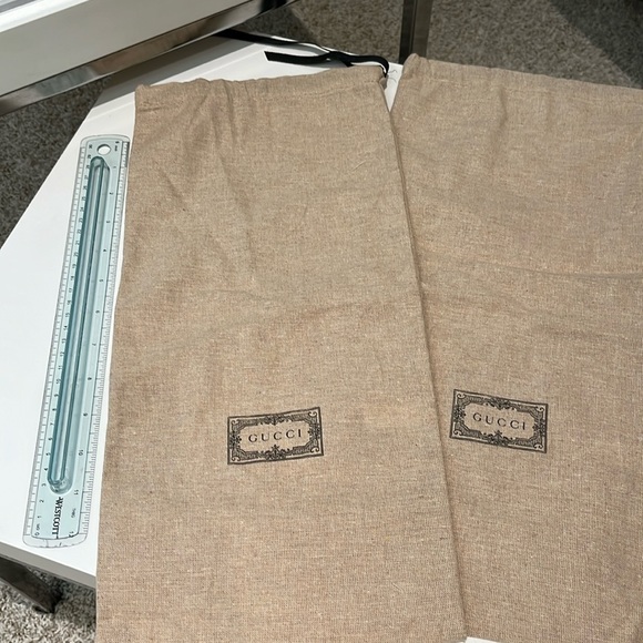 Set of 2 Authentic Gucci Dust Covers - Picture 2 of 4